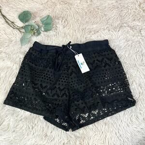 Beachsissi XXL Black Swim short bikini bottom NEW